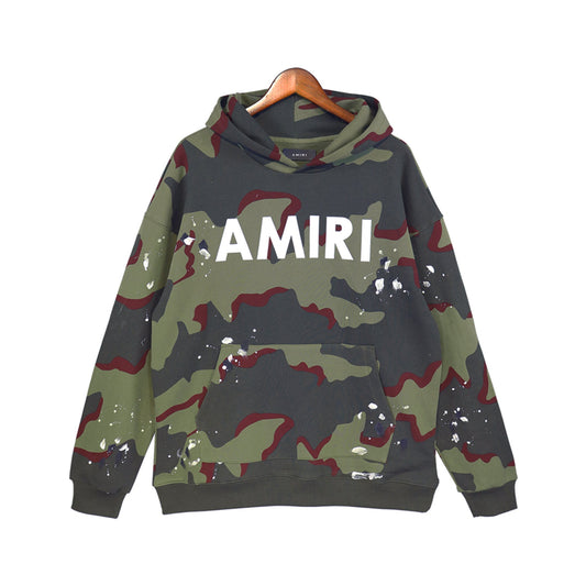 Amiri Army Logo Hoodie