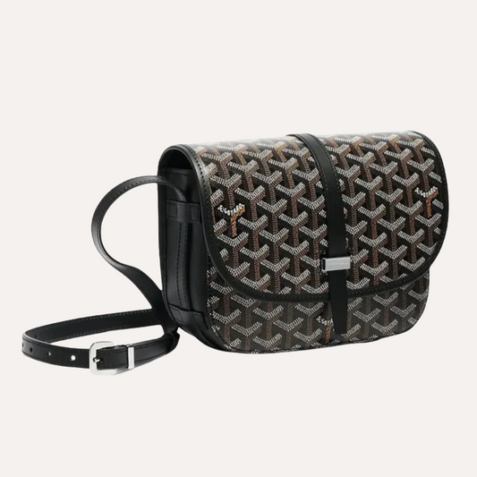 The Goyard Belvedere PM in "Black"