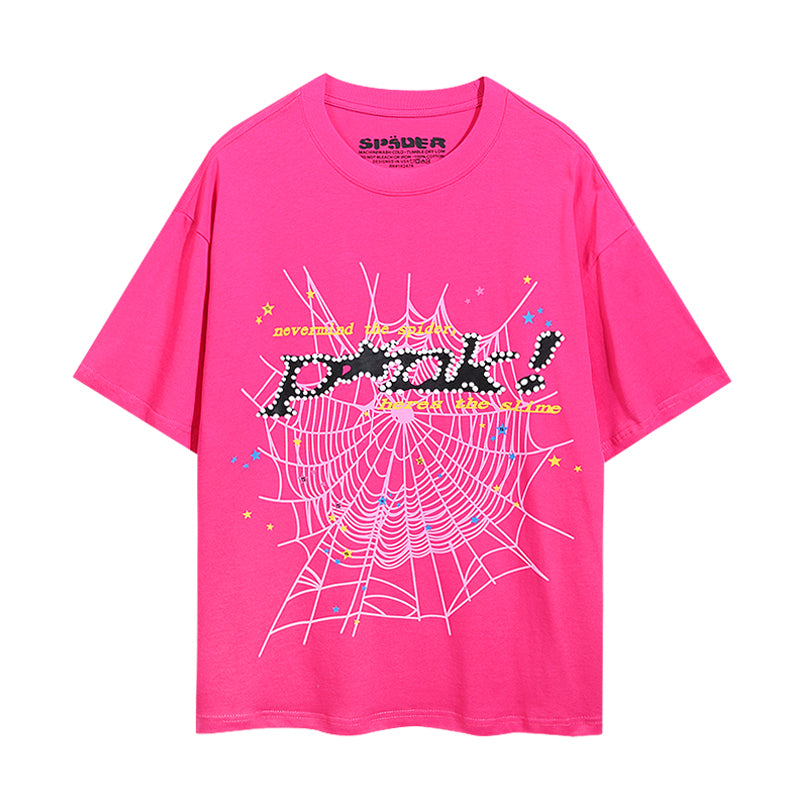 Sp5der  P*nk Tee