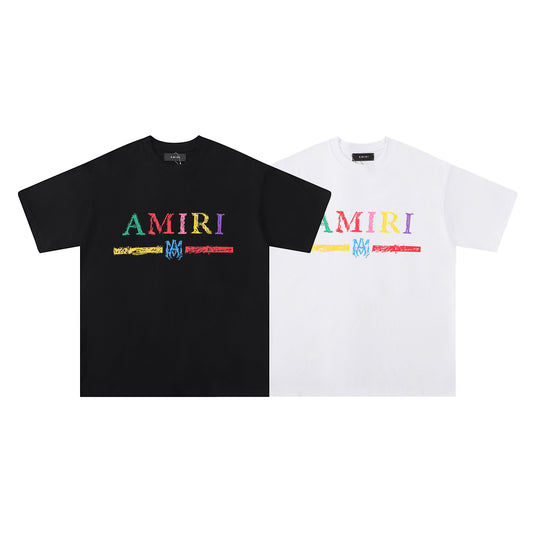 Amiri Crayon Logo-Print Tee