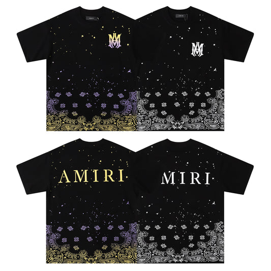 Amiri Bandana Bleach Logo Tee