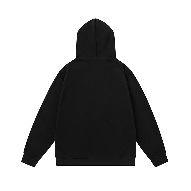Trapstar Wildcard Zip-Black Monochrome Hoodie