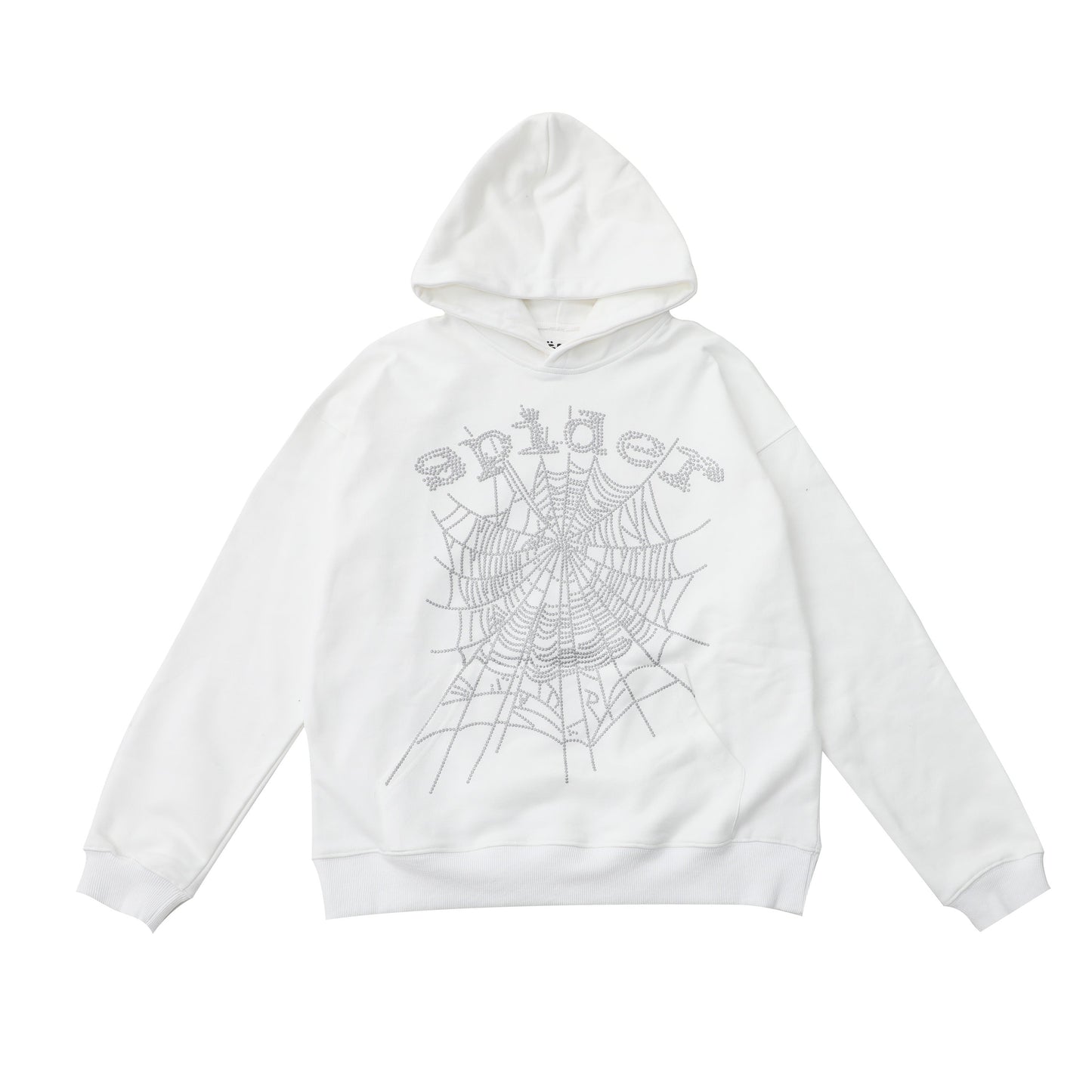 Sp5der OG Rhinestone Logo Hoodie