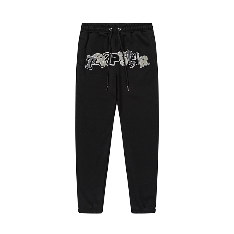Trapstar Widcard Zip-Black Monochrome Hoodie Tracksuit