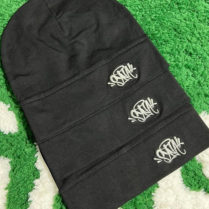 Syna World "Decathlonk" Skull Black Beanie