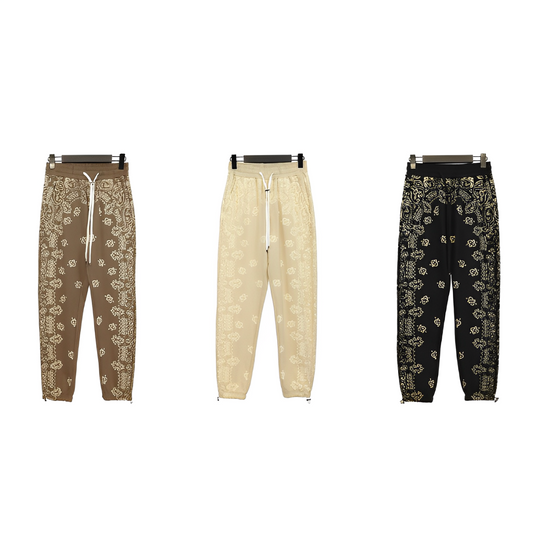 Amiri Bandana Bleach All Over Sweatpants