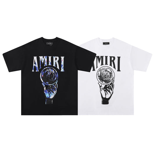 Amiri Crystal Ball Logo Tee