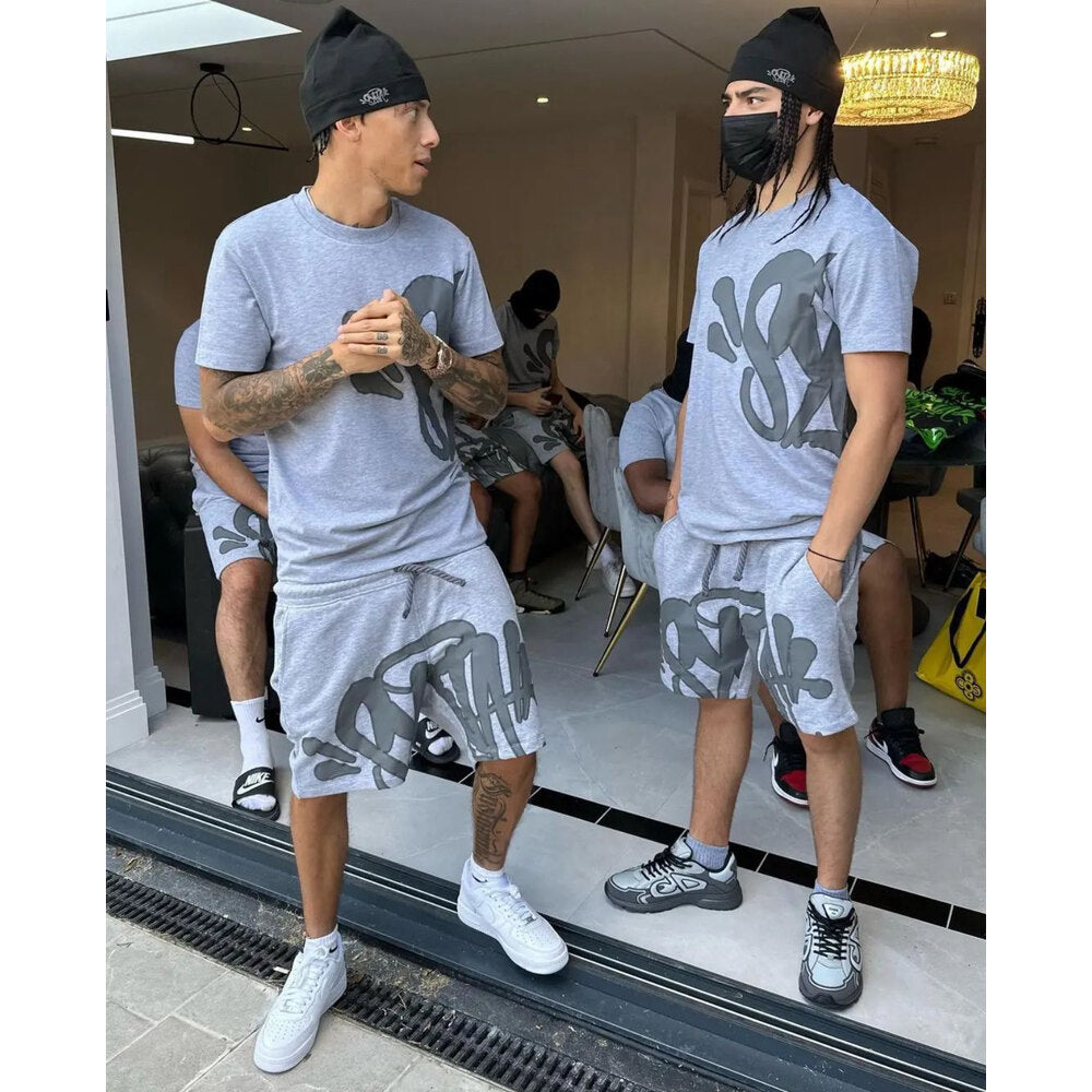 Syna World Grey Logo Tee