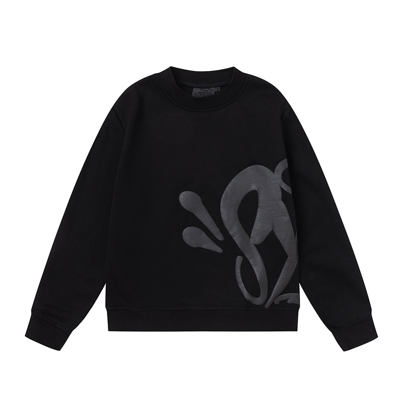 Syna World OG Crew Sweater [Grey & Black]