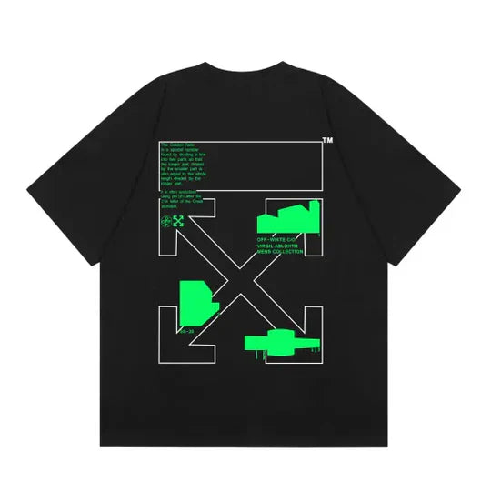 Off-White Tee [Black/Green]