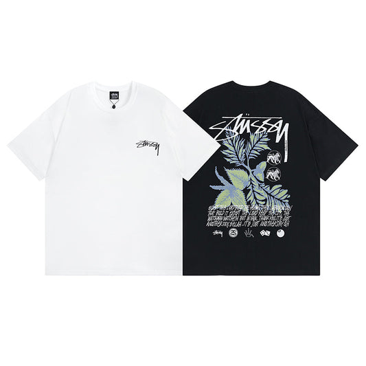 Stussy Natural Tee [White & Black]