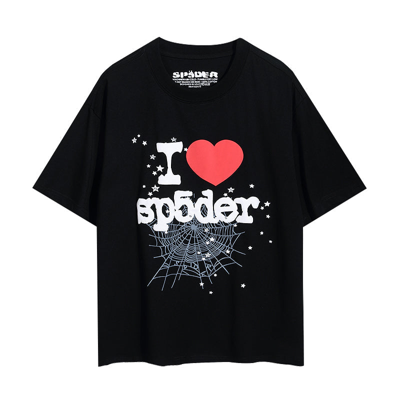 Sp5der "I <3 Sp5der" Tee [Black & White]
