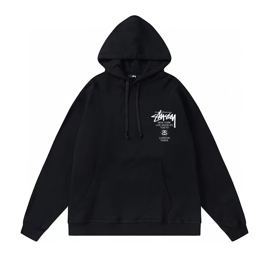 Stussy Fancy Hoodie [Black]