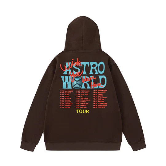 Travis Scott Astro World Hoodie [Brown]
