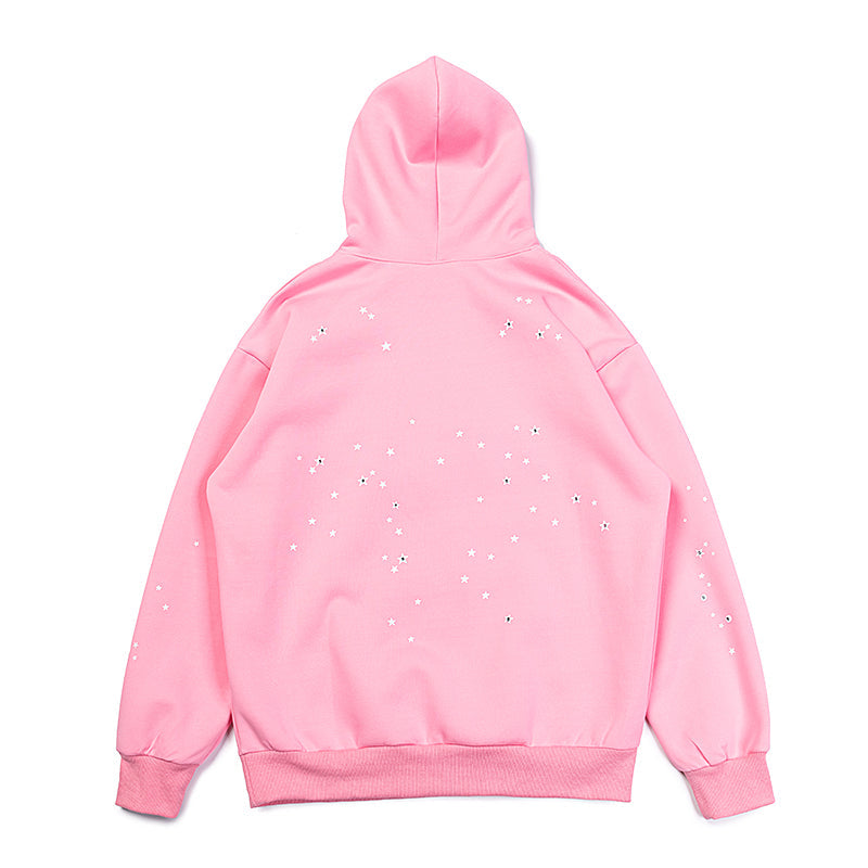 Sp5der Atlanta Hoodie [Navy & Pink]