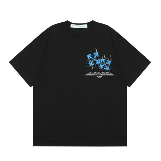 Off-White Tee [Black/Blue]