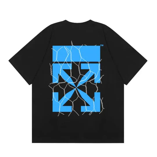 Off-White Tee [Black/Blue]