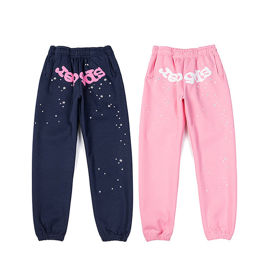 Sp5der Atlanta Sweatpants [Navy & Pink]