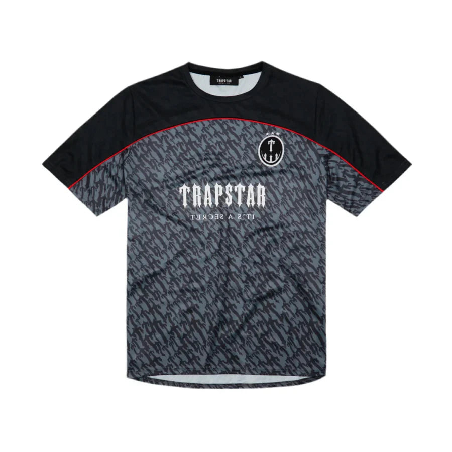 Trapstar T Monogram Football Jersey [Grey/Red]