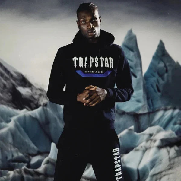 Trapstar Irongate Tracksuit [Black/Blue]