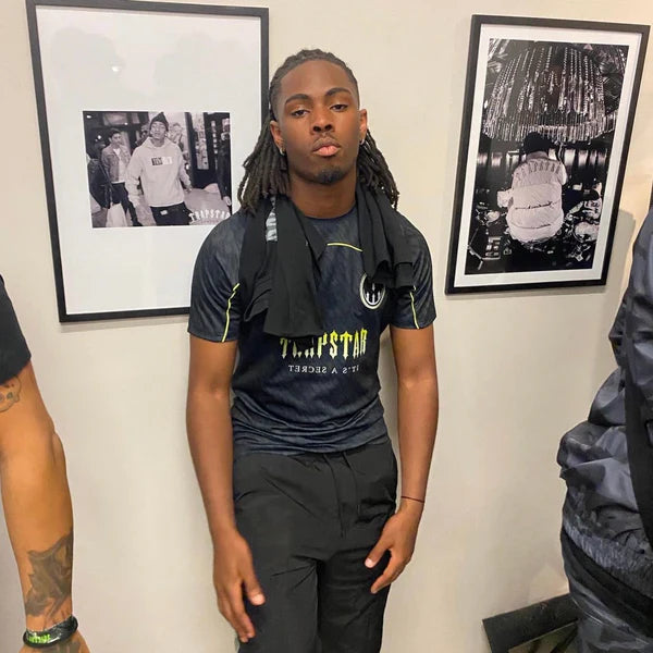 Trapstar T Football Jersey [Black/Lime]
