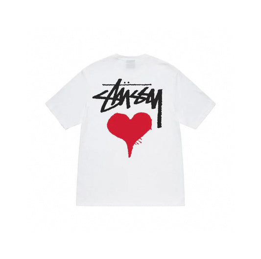 Stussy Heart Tee [White]