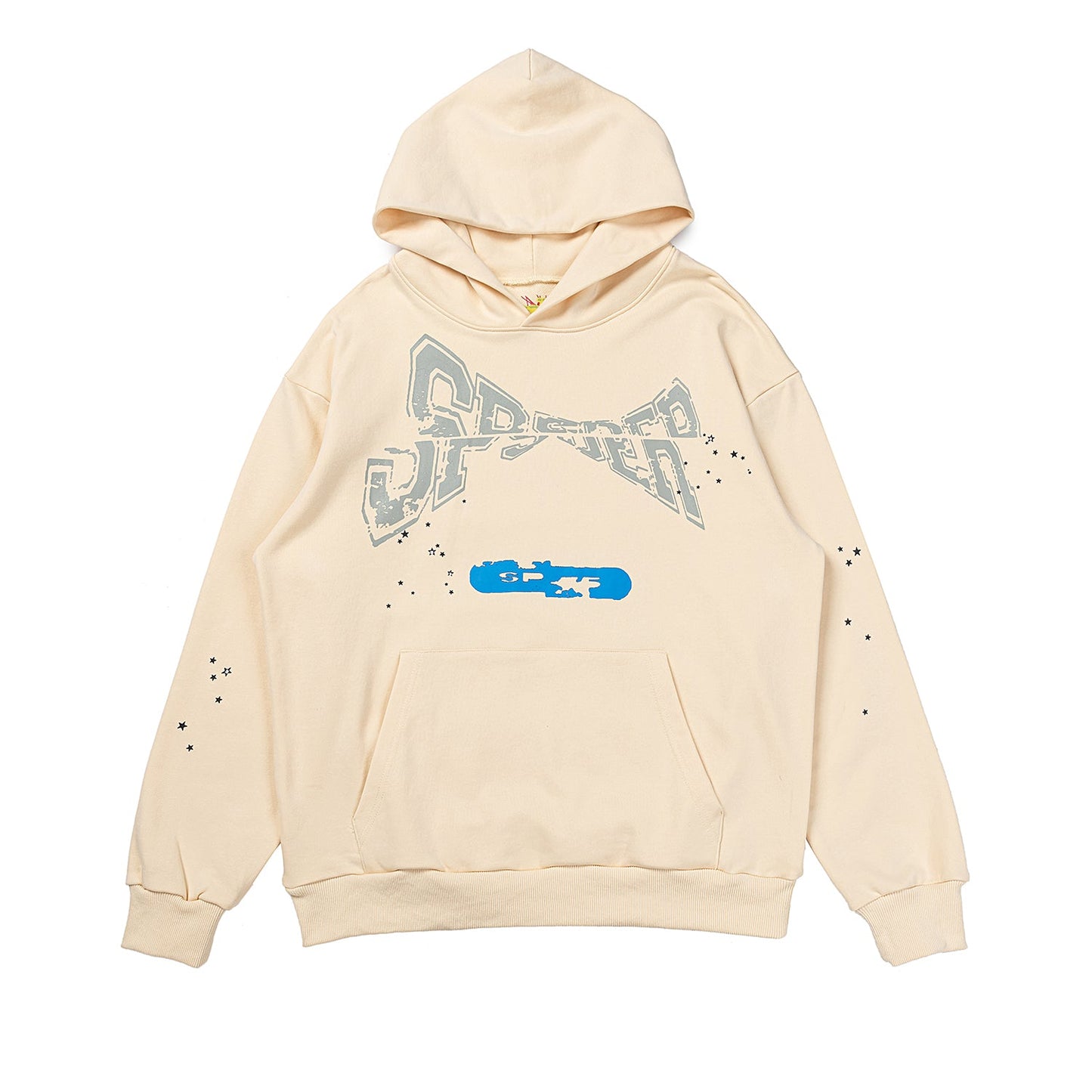 Sp5der Motorsport Hoodie [Beige & Navy]