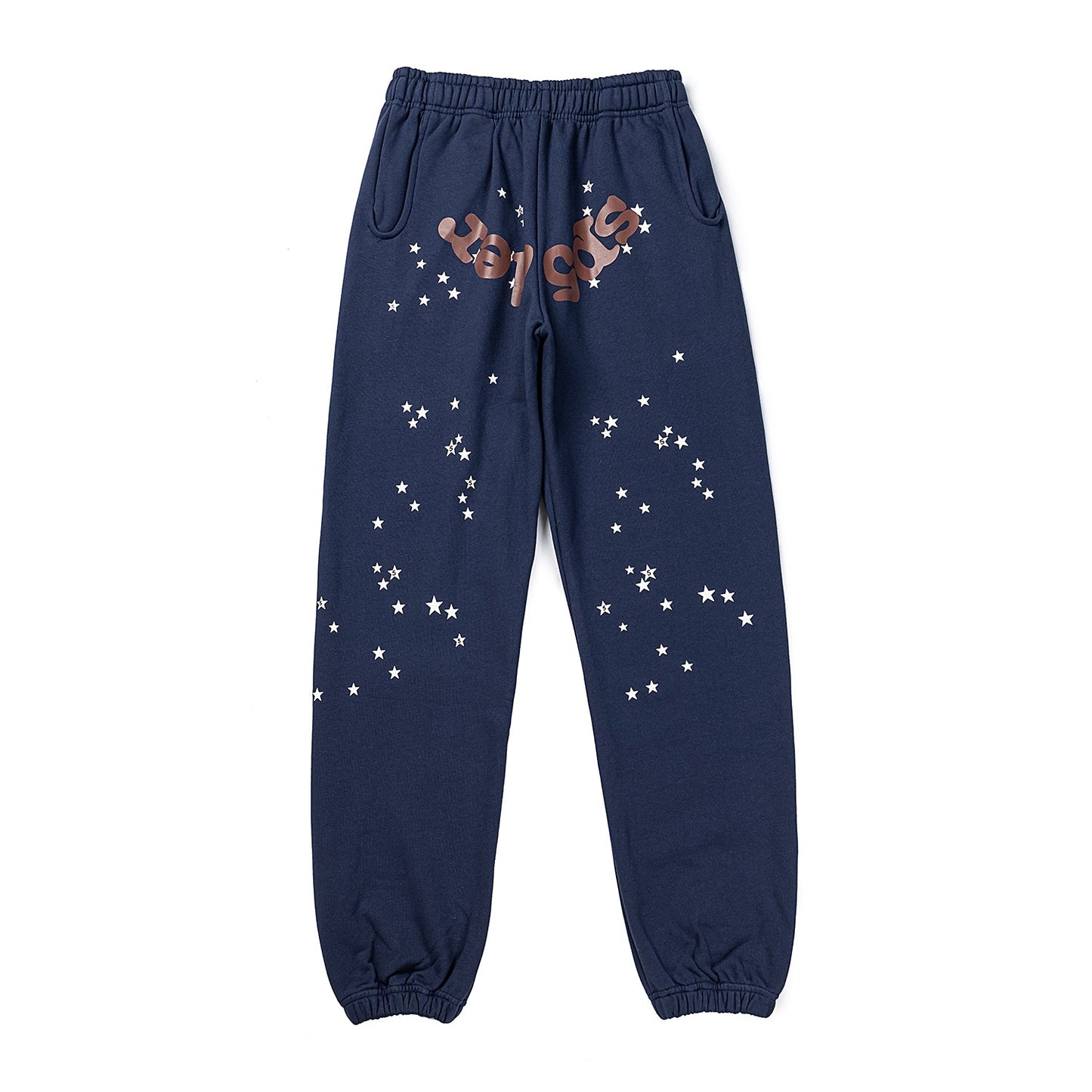 Sp5der Motorsport Sweatpants [Beige & Navy]