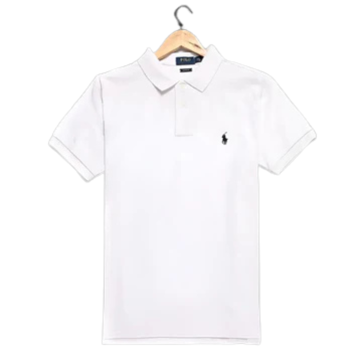 Ralph Lauren Polo Shirt Slim Fit [White]