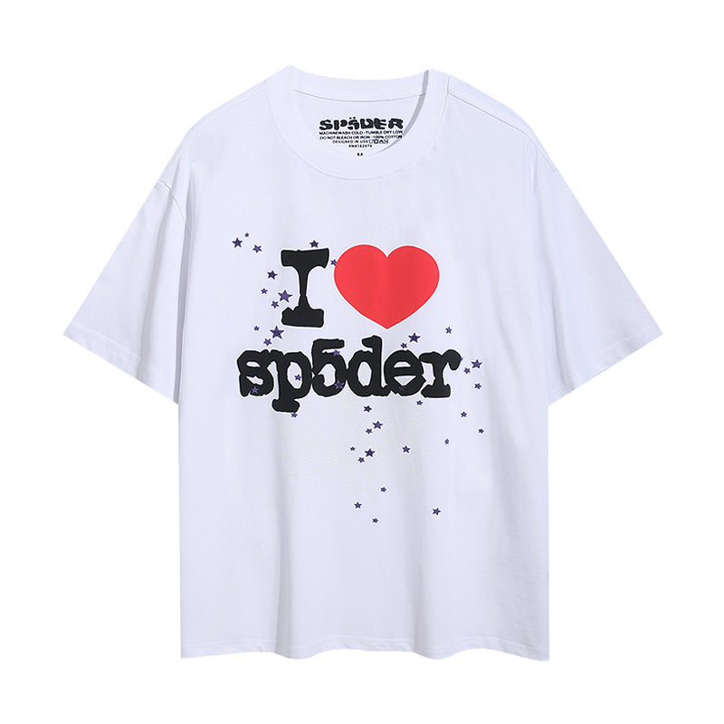 Sp5der "I <3 Sp5der" Tee [Black & White]