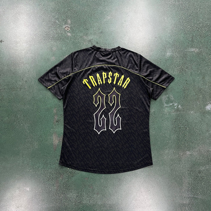 Trapstar T Football Jersey [Black/Lime]