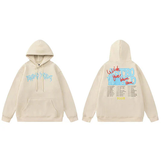 Travis Scott Astro World Hoodie [Beige]