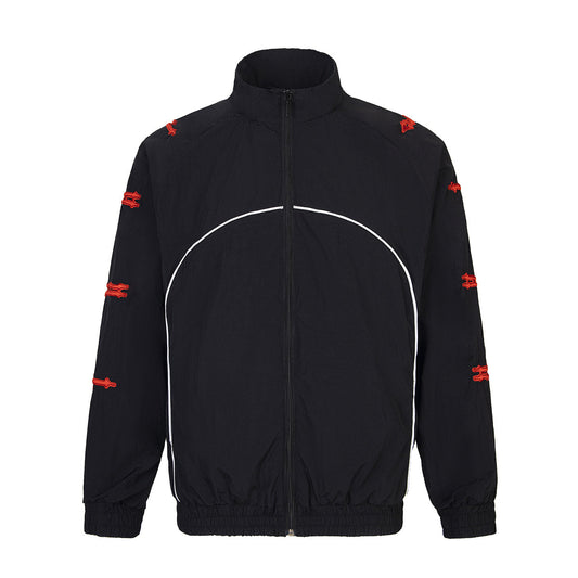 Trapstar Irongate Shellsuit 2.0 Jacket Black/Red