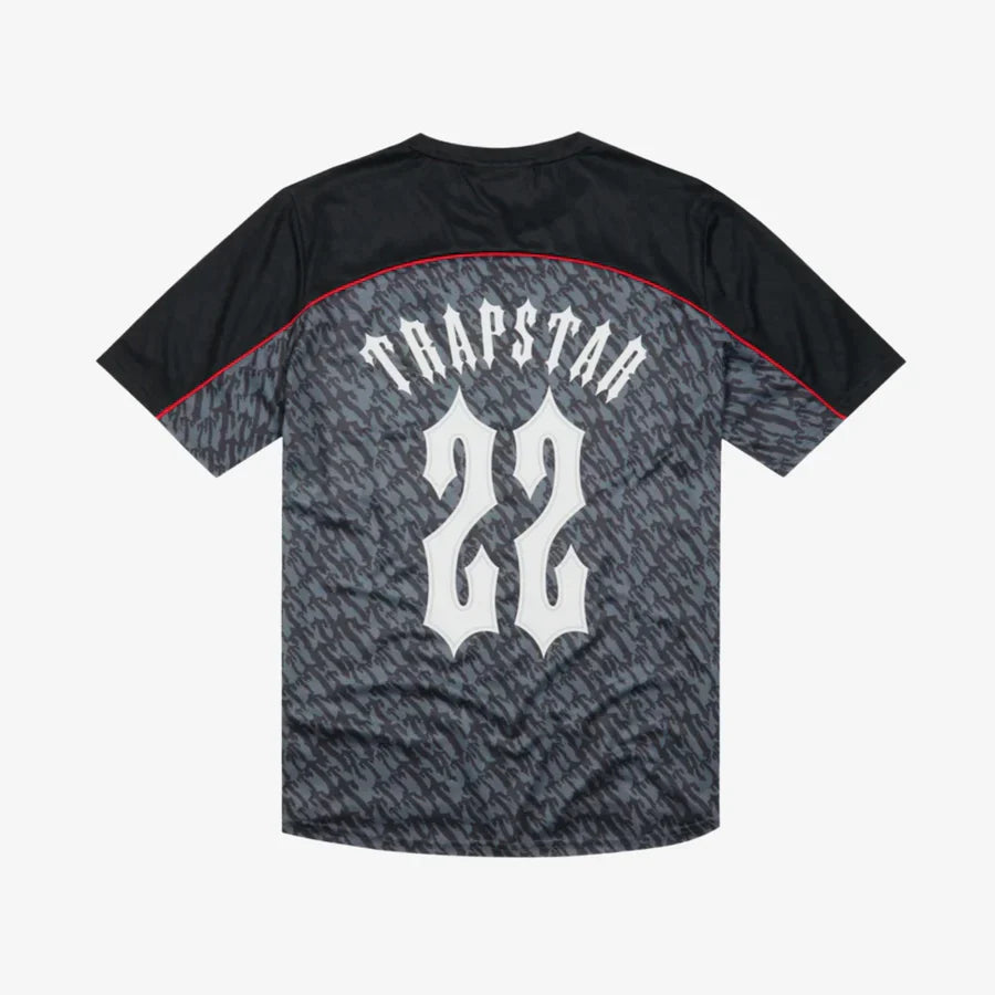 Trapstar T Monogram Football Jersey [Grey/Red]