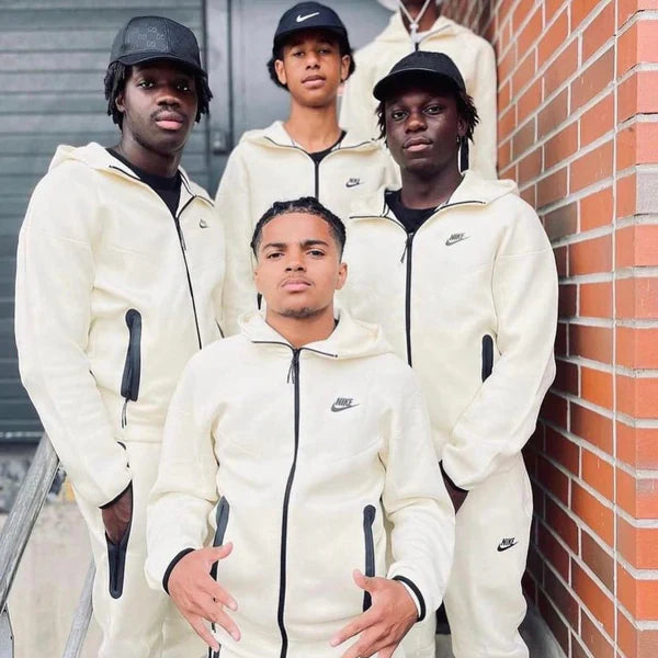 Nike Tech Fleece Windrunner Full Zip Tracksuit [Coconut Milk]