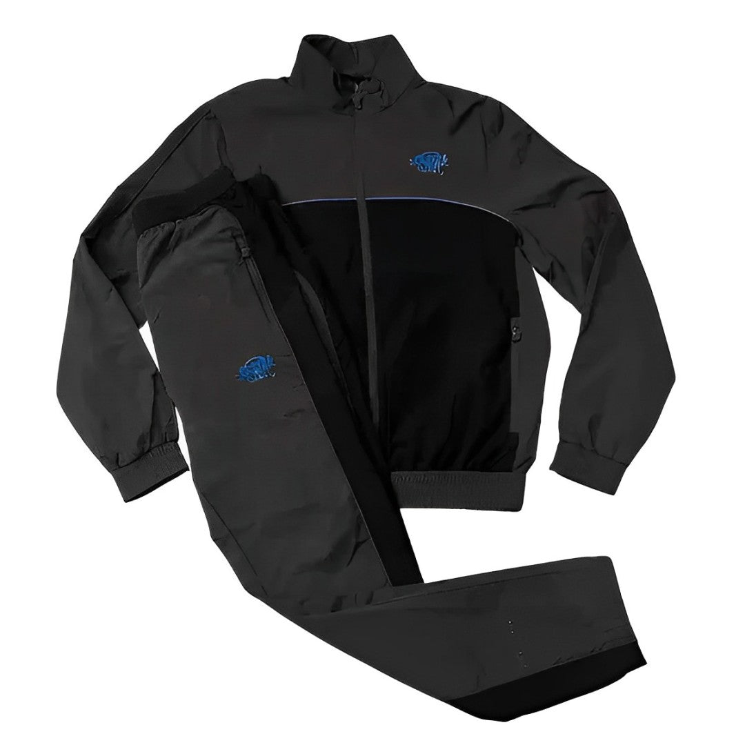 Syna World Logo Shell Tracksuit [Grey/Black/Cobalt]