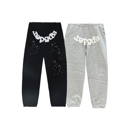 Sp5der OG Web Sweatpants [Black & Grey]