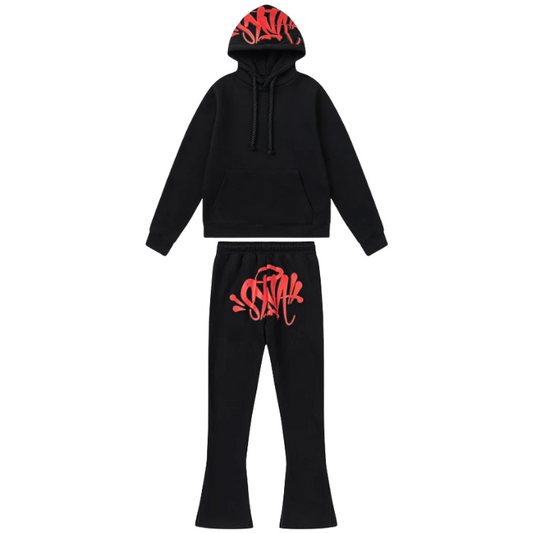 Syna World Logo Tracksuit [Black/Red]