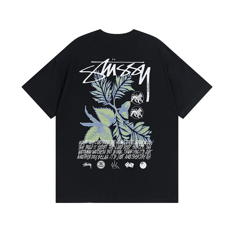 Stussy Natural Tee [White & Black]