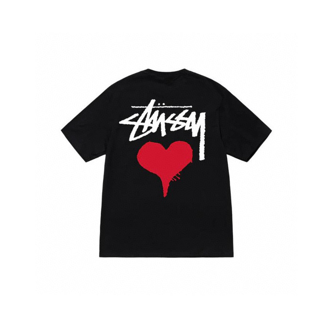 Stussy Heart Tee [Black]
