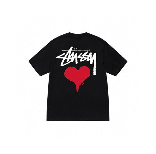 Stussy Heart Tee [Black]