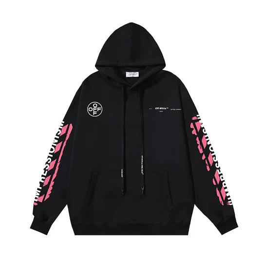 Off-White Arrow Graffiti "99" Hoodie [Black]