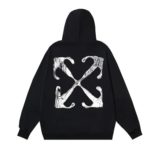 Off-White Retro Arrow Hoodie [Black/White]