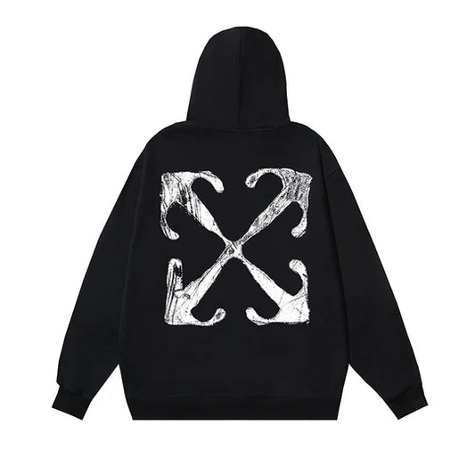 Off-White Retro Arrow Hoodie [Black/White]