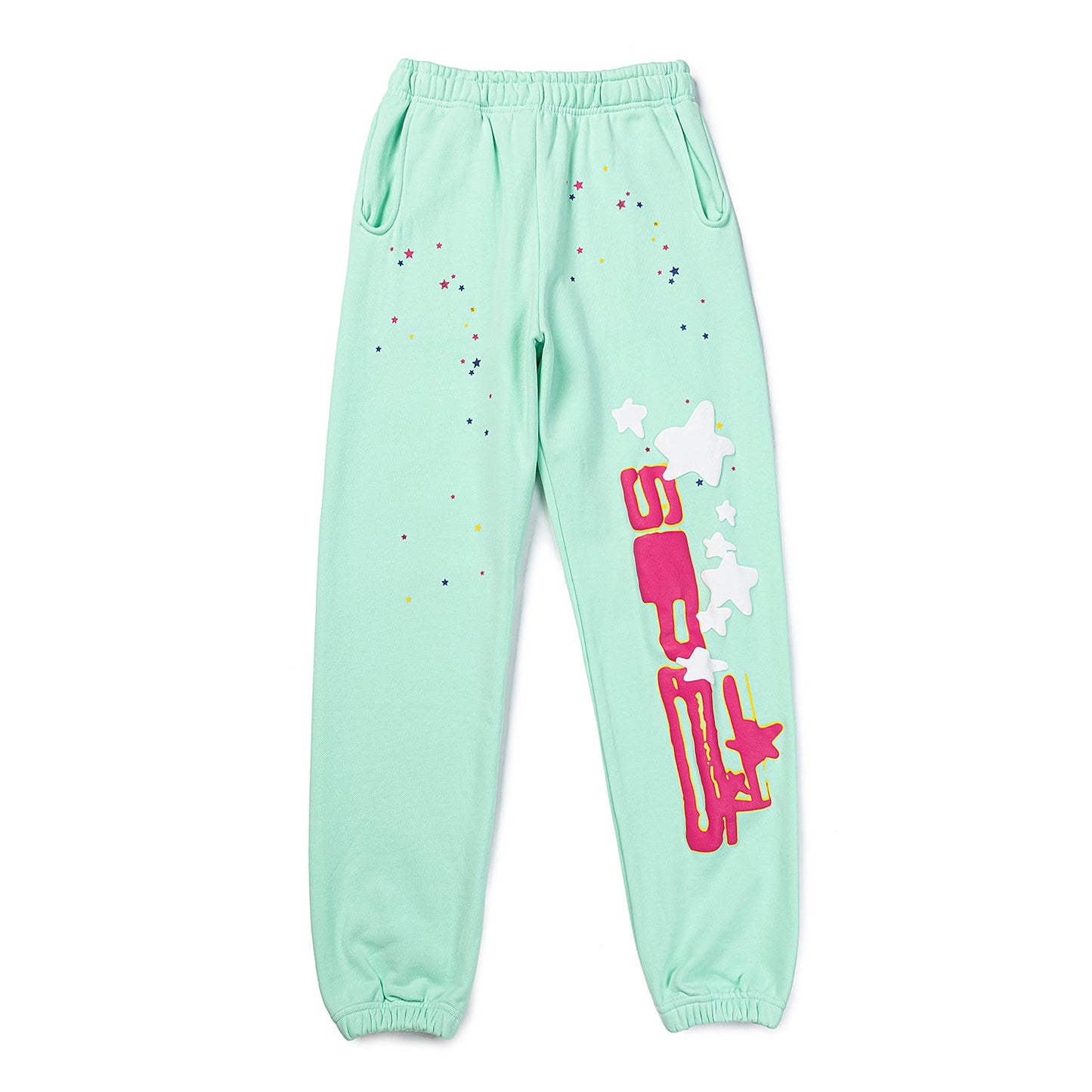 Sp5der SP5 Sweatpants [Pink & Green]