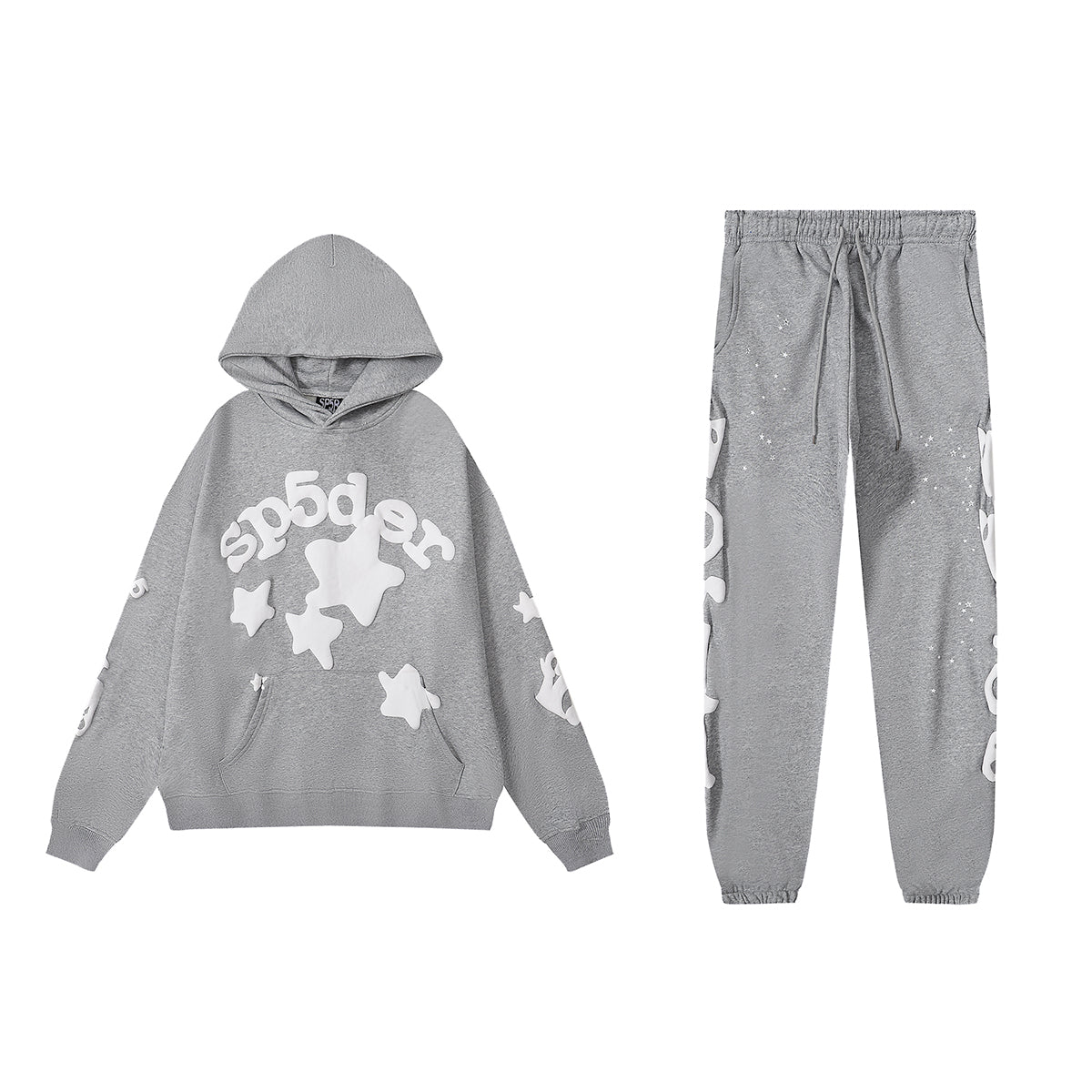 Sp5der Beluga Tracksuit [Heather Grey]