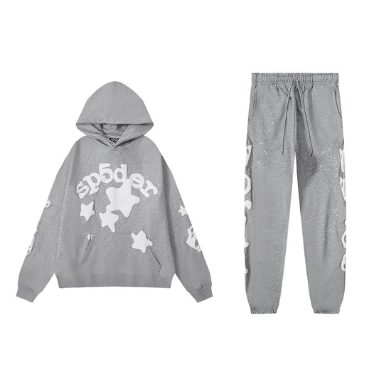 Sp5der Beluga Tracksuit [Heather Grey]