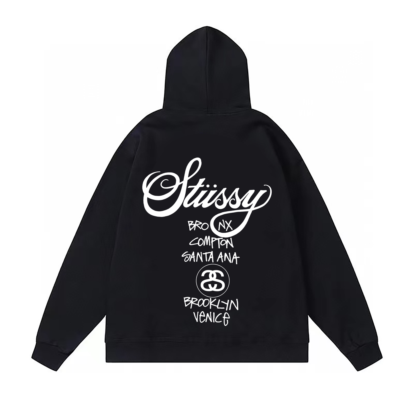 Stussy Fancy Hoodie [Black]