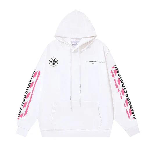 Off-White Arrow Graffiti "99" Hoodie [White]