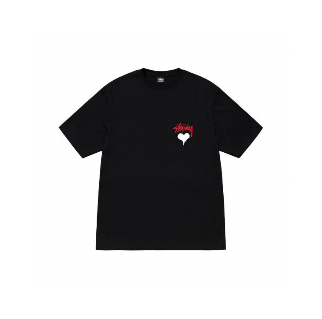 Stussy Heart Tee [Black]